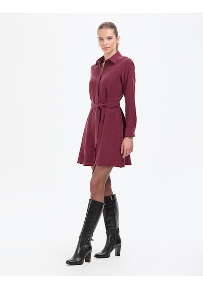 Pierre Cardin Kadın Bordo Elbise Dokuma 50318786-vr014 Bordo