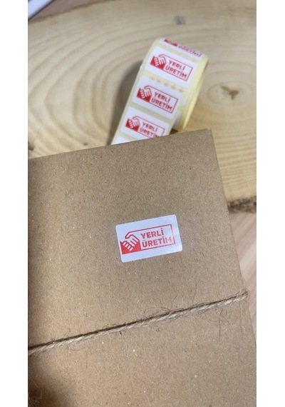 Yerli Üretim Yapışkanlı Etiket 20x15mm 200 Adet