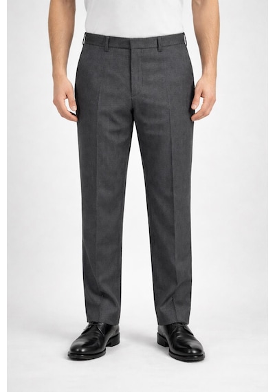 Classics Men Caserta Klasik Fit Likralı Erkek Kanvas Pantolon - 7514 gri
