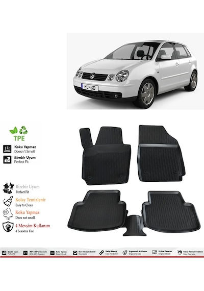 Volkswagen Polo 2003 Model 4d Ekstra Havuzlu Paspas