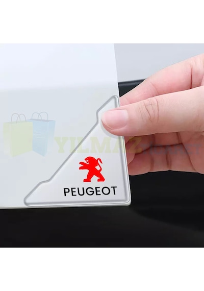 Peugeot Logo Kapı Kenar Köşe Koruyucu Çarpma Çizilme Önleyici Peugeot Logo Kapı Kenar Köşe Koruyucu Çarpma Çizilme Önleyici