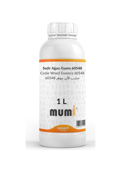 Sedir Ağacı Mum Esansı 60548 1 Litre Şeffaf