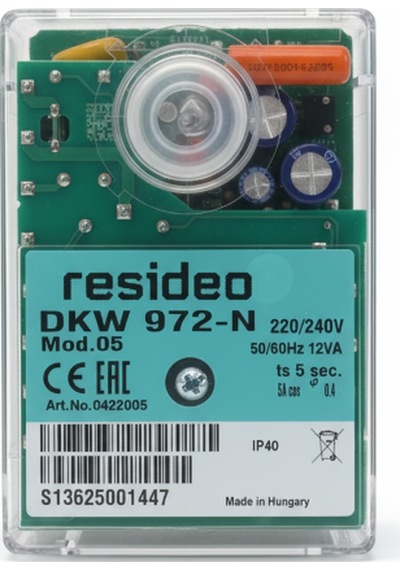 Honeywell Resideo Satronic Dkw 972-n Brülör Otomatiği 220v İki Kademeli 0422005u