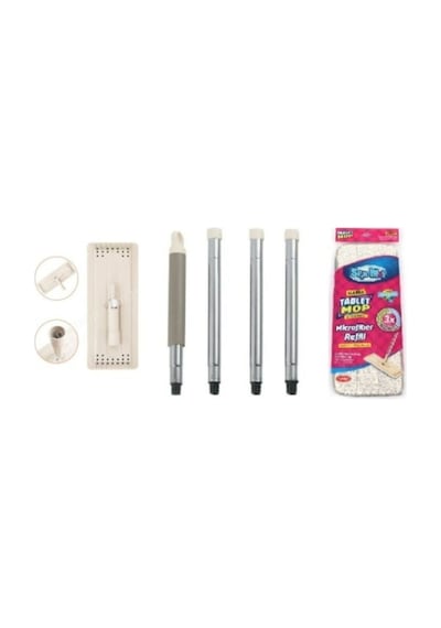 Spin Mop Tablet Mop Palet + Sopa Takımı + Yedek Bez Seti