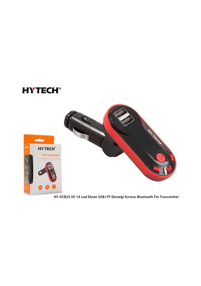 Hytech Hy-xcb25 5v-1a Led Ekranlı Fm Transmıtter Usbli