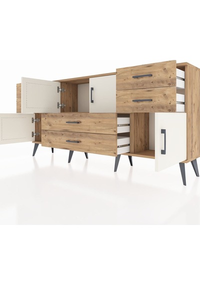 Arges Konsol Tek Raflı 6 Çekmeceli 4 Kapaklı 176x30x83 Çam-aytaşı/çam Aytaşı/çam Arges Konsol Tek Raflı 6 Çekmeceli 4 Kapaklı 176x30x83 Çam-aytaşı/çam Aytaşı/çam