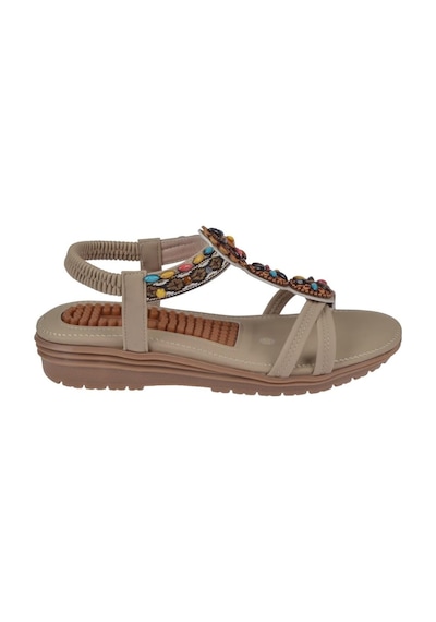 Guja Masaj Tabanlı Comfort Kadın Sandalet Gj-1202 Bej-bej Bej