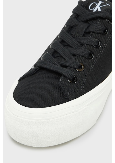 Calvin Klein Bayan Ayakkabı Yw0yw01763 0gm Siyah-beyaz Siyah-beyaz Siyah - Beyaz