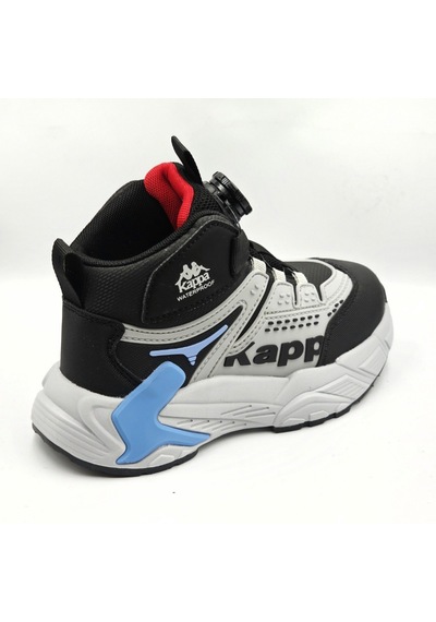 Kappa Kp-4073f Gri Siyah Makara Bağcıklı Outdoor Su Geçirmez Erkek Çocuk Spor Bot