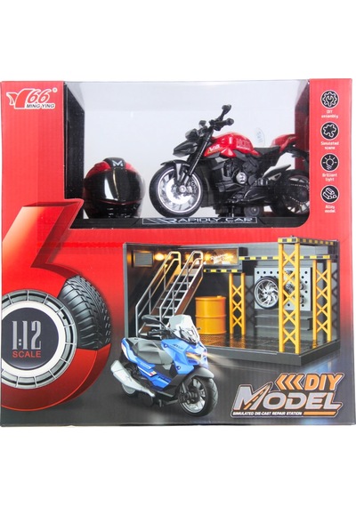 1/12 Motosiklet Ducati Street Fighter Pb 3r Sesli