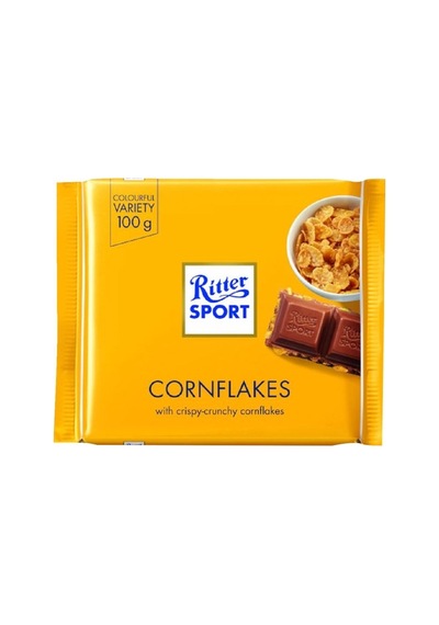 Ritter Sport Mısır Gevrekli Sütlü Çikolata 100 G 4'li Avantaj Paketi - 4 Adet Tarı