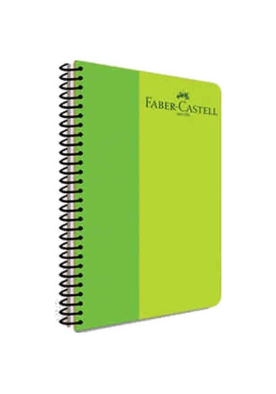 Faber Castell Bicolor 80 Yaprak Pp Kapak Spiralli Kareli Defter 1 Adet