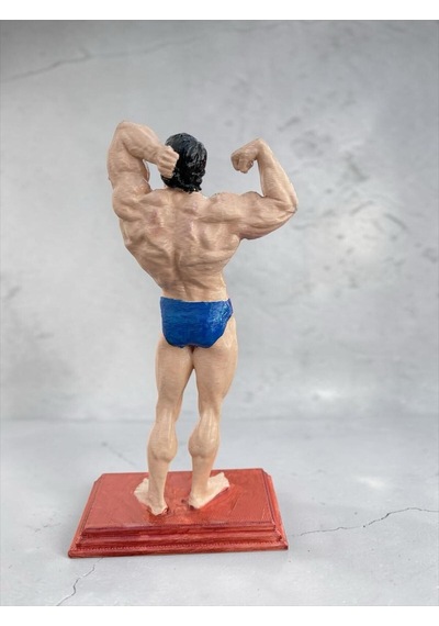 Arnold Schwarzenegger Bodybuilding Şampiyonluk Pozu Heykelcik Dekoratif Obje 15 Cm Koleksiyonluk