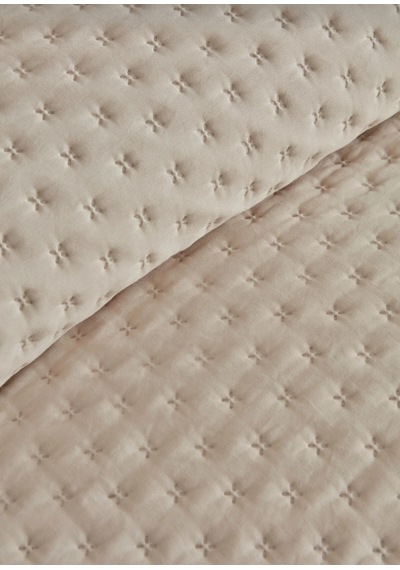Karaca Home Breeze Soft Çift Kişilik Yatak Örtüsü Takımı Ekru Be