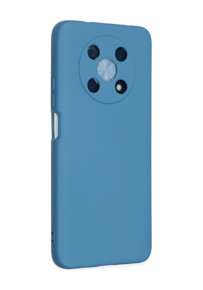 Huawei Nova Y90 Uyumlu Kılıf Nano İçi Kadife Silikon - Mavi
