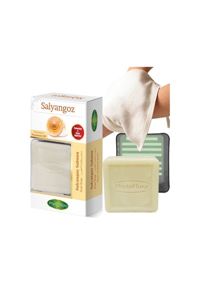 Phytoflora Salyangoz Sabunu 125 G + Sabunluk + Kese
