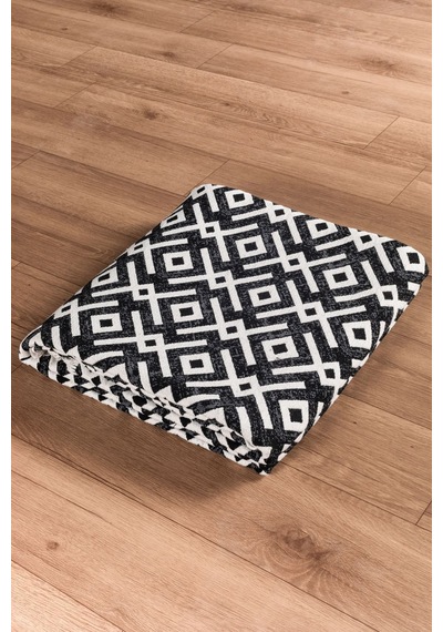 Arya Vl Çift Taraflı,katlanabilir,yıkanabilir,yüksek Kalite Pamuk Salon,oturma Odası,balkon Kilim Krem-antrasit2