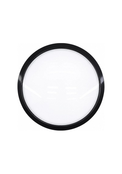 20w Siyah Metal Kasa Sıva Üstü Yuvarlak Ledli Glop Armatür Ip20 6500k - 1800lm E1212/s 5468 Çok Renkli