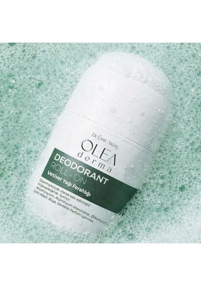 Oleaderma Roll-on Deodorant Vetiver Yağı - 50 Ml