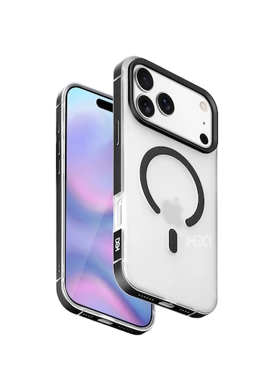 Apple Uyumlu iPhone 17 Pro Hbc-394 Himalayas Magsafe Kapak - Siyah