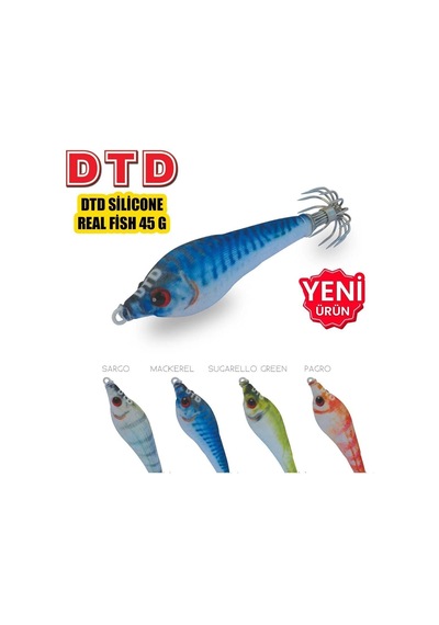 Dtd Silicone Real Fish 45g Kalamar Zokası