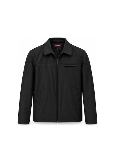 Classics Men Furtex Erkek Standart Kalıp Cepli Mevsimlik Ceket 7771 Siyah