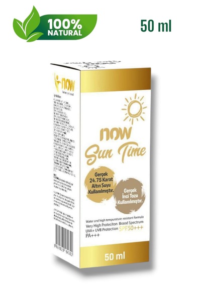 Now Sun Time Yüksek Koruyucu Güneş Kremi SPF50+ 50 ML