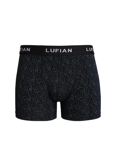 Lufian Anka Erkek Pamuklu Boxer Siyah Siyah 111080031100100
