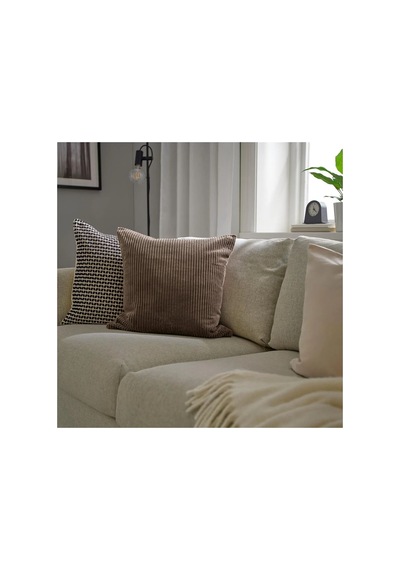 Ikea Asveıg Yastık Kılıfı 50 X 50 Cm Kahverengi