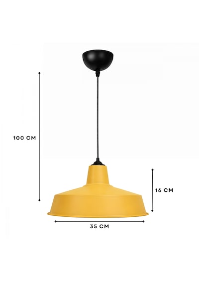 Homing Northe İskandinav Metal Sarkıt Sarı