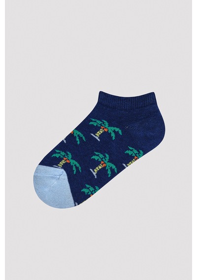 Penti Erkek Çocuk Summer Vibes Lacivert 4lü Patik Çorap