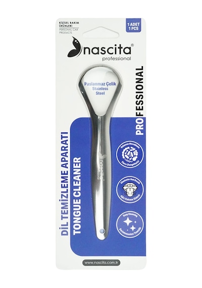 Nascita Professional Paslanmaz Çelik Dil Temizleyici