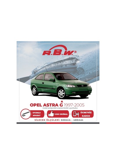 RBW Opel Astra G 1997 - 2005 Ön Muz Silecek Takım