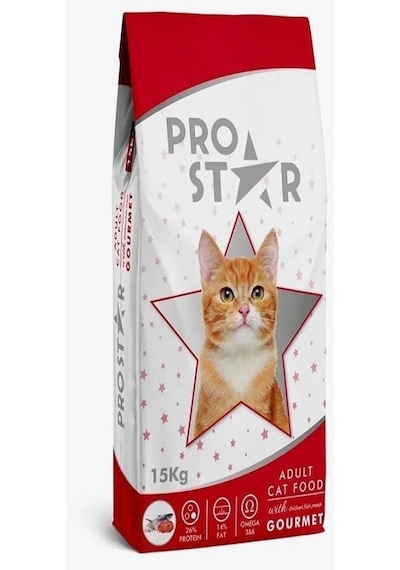 Prostar Gurme Yetişkin Kedi Maması 15 KG