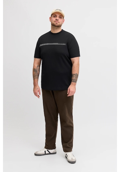 Jack & Jones Erkek T Shirt 12297257 Siyah Siyah