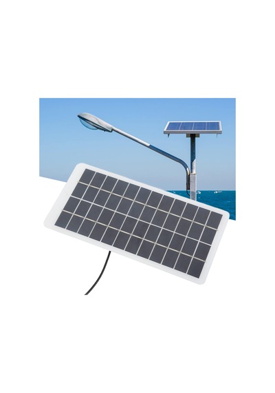 Güneş Paneli, 5w 12v Taşınabilir Yüksek Verimli Güneş Modülü Dc Arayüzlü Polikristal Güneş Enerjisi Paneli, Acil Durum Işıkları İçin Enerji Tasarruflu Güneş Şarj Paneli, Küçük Güneş Enerjisi