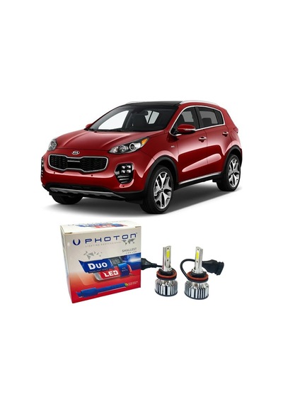 Kia Sportage Led Xenon Uzun Far Ampulü H1 Duo Yeni Seri Beyaz 2009-2016