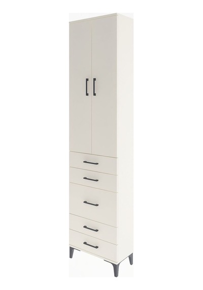 Arges Dolap 4 Raflı 5 Çekmeceli 2 Kapaklı 60x30x243 Aytaşı-ay... Aytaşı