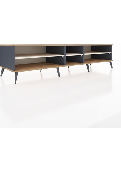 Kronos Tv Ünitesi 3 Raflı 220x59x51 Antrasit-çam/aytaşı Atlas Çam/aytası - Antrasıt Kronos Tv Ünitesi 3 Raflı 220x59x51 Antrasit-çam/aytaşı Atlas Çam/aytası - Antrasıt