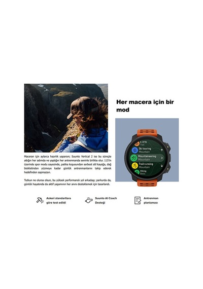 Suunto Vertical Sporcu Saati Ss051204000 Siyah