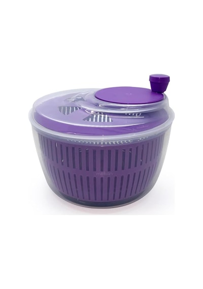 Salata Kurutucu & Sebze Kurutucu 5 Litre Geniş Hacimli Salata Kurutucu Mor Genel