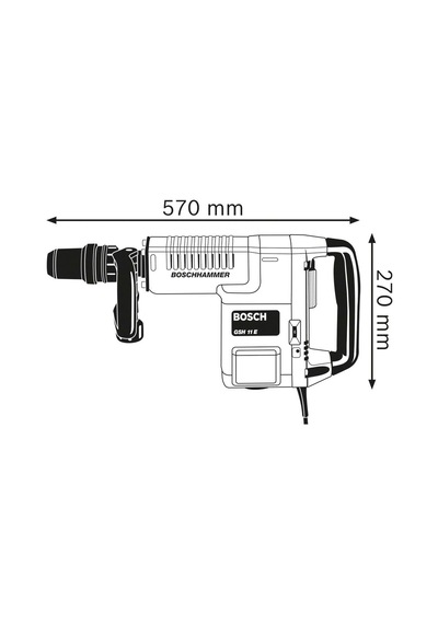 Gsh 11 E Kırıcı 1.500 W, 10,1 Kg, 16,8 J