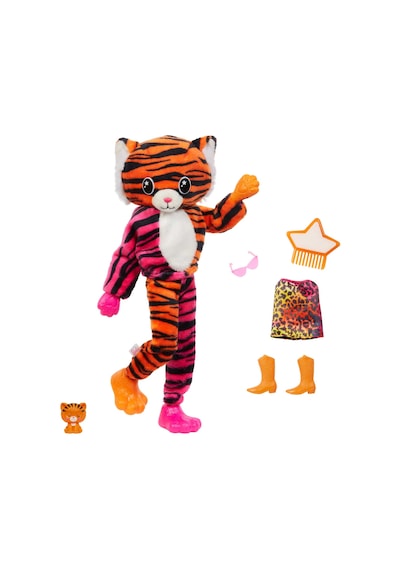 Barbie Cutie Reveal Bebekler Barbie Tropikal Orman Serisi - Kaplan HKP99