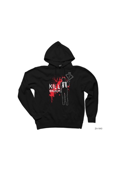 The Walking Dead Daryl Kill Walkers Siyah Kapşonlu Sweatshirt Hoodie