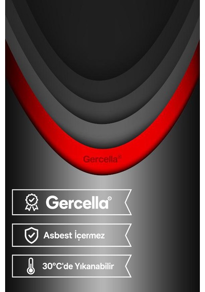 Hediyeli Red Circle Xxl Beden 60x162 Cm Ütü Masası Kılıfı Gri - Siyah