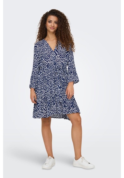 Only 15320417 Onlclemmentıne Lıfe 3/4 Dress Wvn Noos Kadın Elbise Ombre Blue Clemmentıne Grafic Only 15320417 Onlclemmentıne Lıfe 3/4 Dress Wvn Noos Kadın Elbise Ombre Blue Clemmentıne Grafic