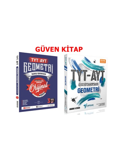 Orijinal Toprak Yayınları Tyt-ayt Geometri Soru Bankası Set