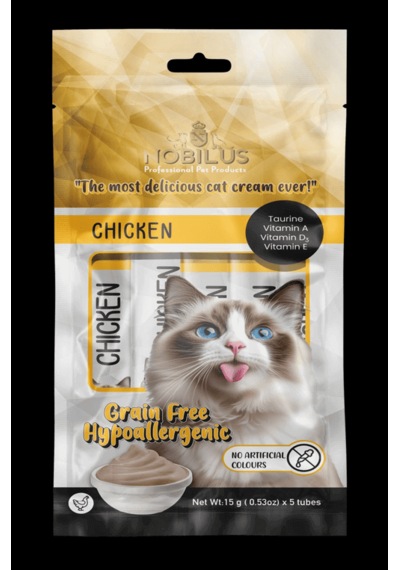 Nobılus Tavuklu Kedi Krema Ödülü 5x15g