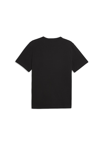 Puma Ess Elevated Erkek Siyah Günlük Stil T-shirt 69570301 Siyah