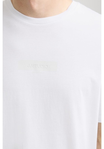 Jack & Jones Jjtaka Tee Ss Crew Neck Beyaz Renkli